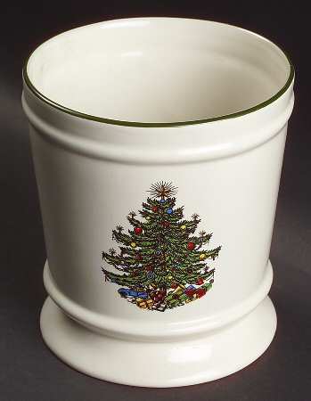 Christmas Tree (Narrow Green Band) Small Planter