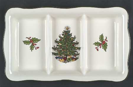 Christmas Tree (Narrow Green Band) 3-Part Relish