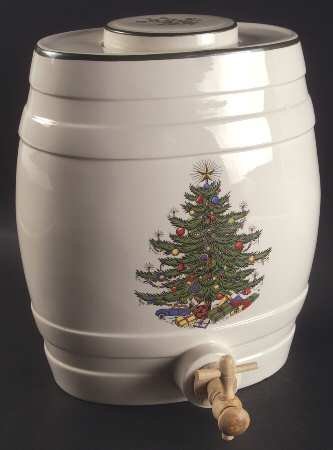 Christmas Tree (Narrow Green Band) Samovar & Lid