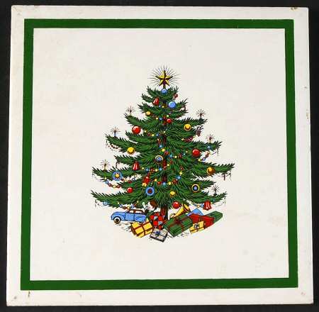 Christmas Tree (Narrow Green Band) Trivet