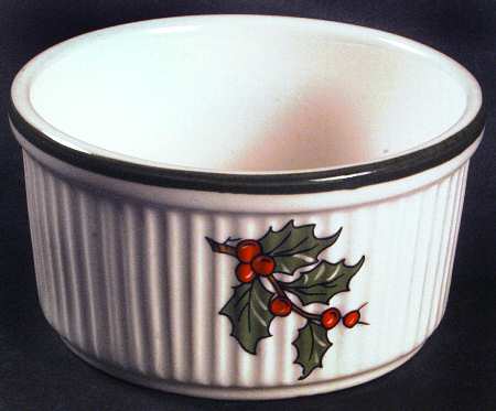 Christmas Tree (Wide Green Band) Ramekin