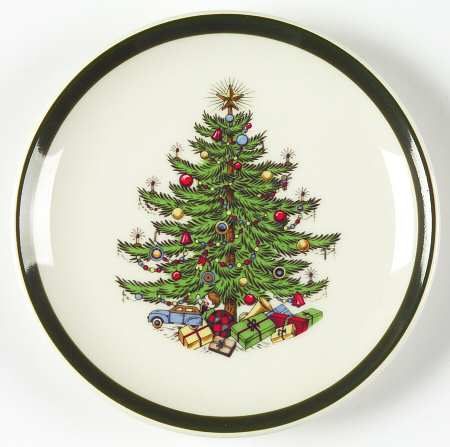 Christmas Tree (Wide Green Band) Coaster