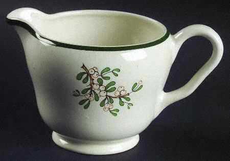 Christmas Tree (Wide Green Band) Creamer