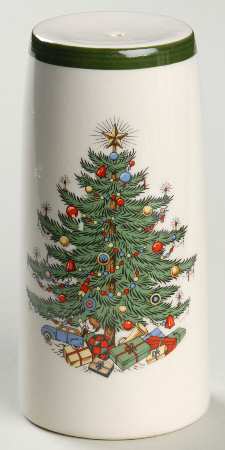Christmas Tree (Wide Green Band) Salt Shaker