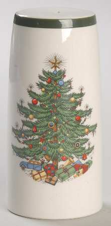 Christmas Tree (Wide Green Band) Pepper Shaker
