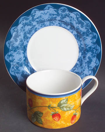 Strawberry Flat Cup & Saucer Set by Coventry (PTS)