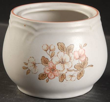 Peachwood Sugar Bowl No Lid