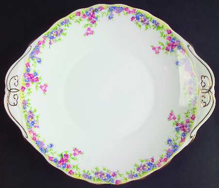Maytime Handled Cake Plate