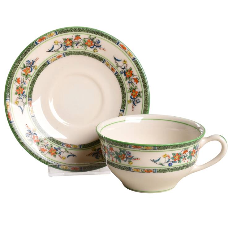 D1011 (USA) Flat Cup & Saucer Set