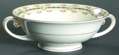 CZE10 Footed Cream Soup Bowl