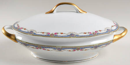 PUN31 Oval Covered Vegetable by Porcelain Union