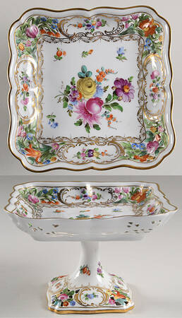 C6T1 Square Compote (Height X Width)