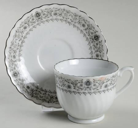 CX123 Footed Cup & Saucer Set