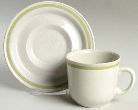 Spring Garden Flat Cup & Saucer Set