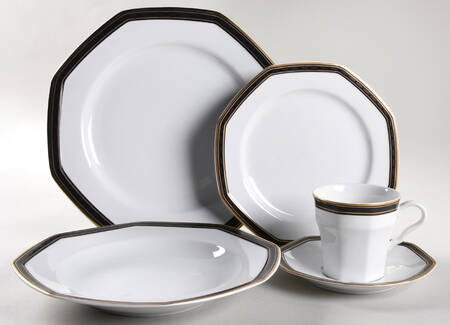 Black Dress 40 Piece Estate Set