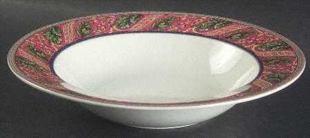 English Villa Large Rim Soup Bowl