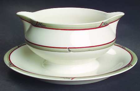Lady Hamilton Gravy Boat with Attached Underplate