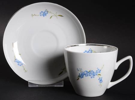 Brenda Flat Cup & Saucer Set