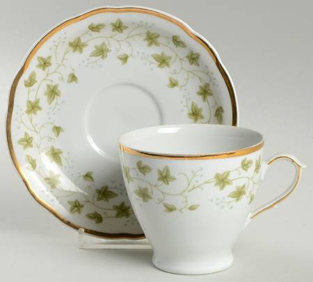 Diana Flat Cup & Saucer Set