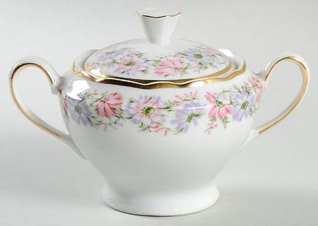 Roulette Sugar Bowl & Lid
