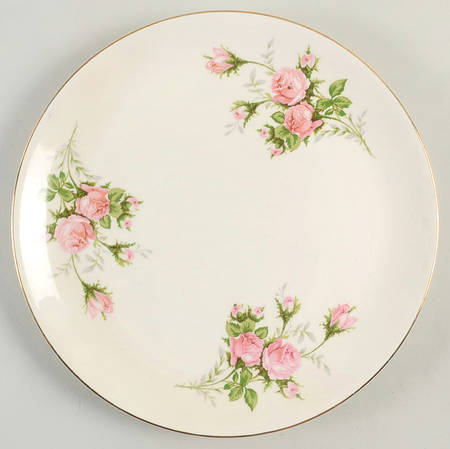 Moss Rose Luncheon Plate