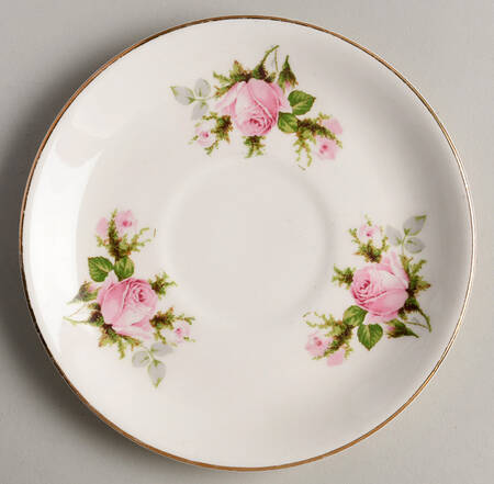 Moss Rose Saucer for Flat Cup