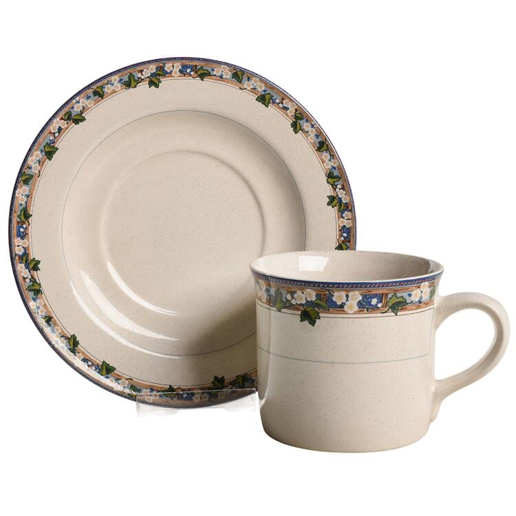 Springfest Flat Cup & Saucer Set