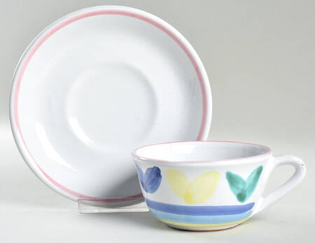 MELISSO Flat Cup & Saucer Set
