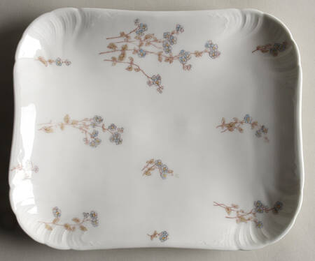 Schleiger 1300 9" Rectangular Serving Platter by Charles Field Haviland