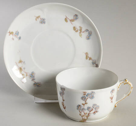 Schleiger 1300 Flat Cup & Saucer Set