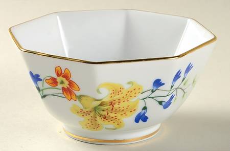 Flores 5" Octagonal Vegetable Bowl
