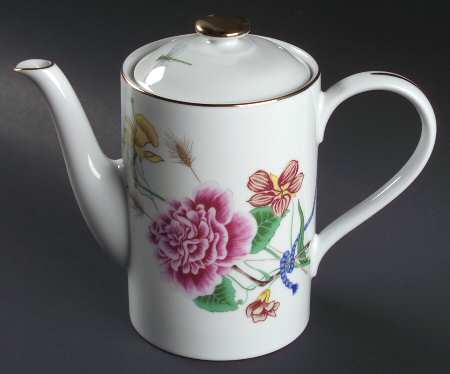 Flores Coffee Pot & Lid