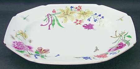 Flores 14" Oval Serving Platter