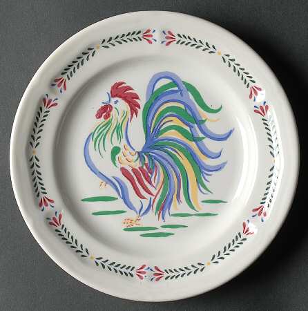 Sunrise Rooster Salad Plate