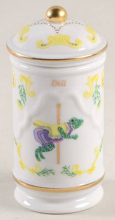 Carousel Dill Spice Jar & Lid