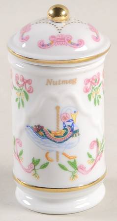 Carousel Nutmet Spice Jar & Lid