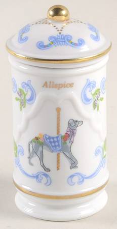 Carousel Allspice Spice Jar & Lid