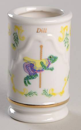 Carousel Dill Spice Jar No Lid