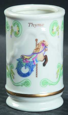 Carousel Thyme Spice Jar No Lid