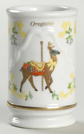 Carousel Oregano Spice Jar No Lid