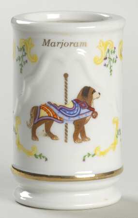 Carousel Marjoram Spice Jar No Lid