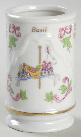 Carousel Basil Spice Jar No Lid