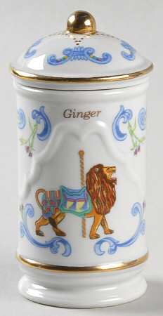 Carousel Ginger Spice Jar & Lid