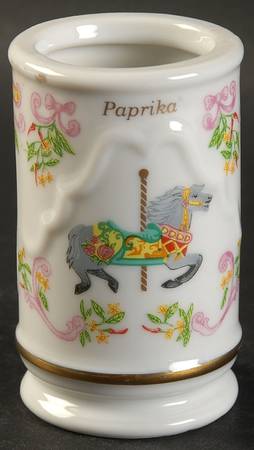Carousel Paprika Spice Jar No Lid