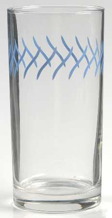 Enhancements (Cobalt Blue Trim, Corelle) 16 Oz Glassware Cooler