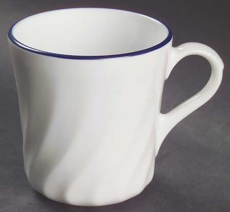 Enhancements (Cobalt Blue Trim, Corelle) Mug/Cup