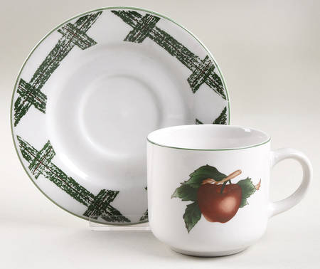 The Cades Cove Collection Flat Cup & Saucer Set