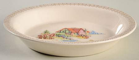 CRO114 Pie Serving Plate