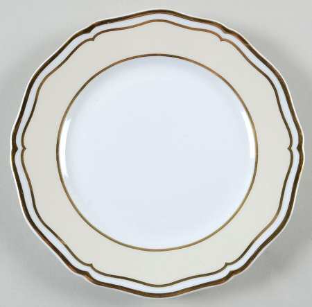 Polka Ivory Salad Plate
