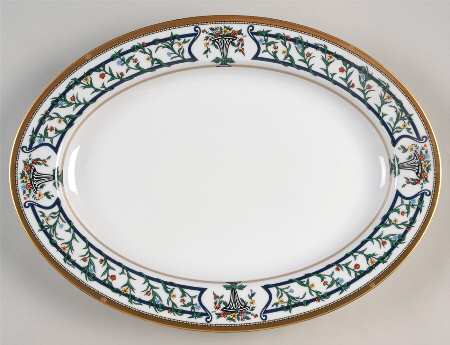 Florissant 14" Oval Serving Platter
